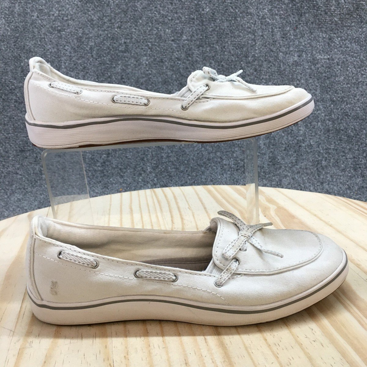 Grasshopper Windham Suede Boat Shoe women comfort loafer